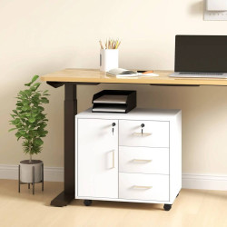 Tumba cu rotile Homcom 838-494V00WT (White) Thumb