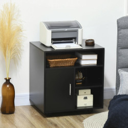 Тумба выкатная Homcom 924-012BK (Black)