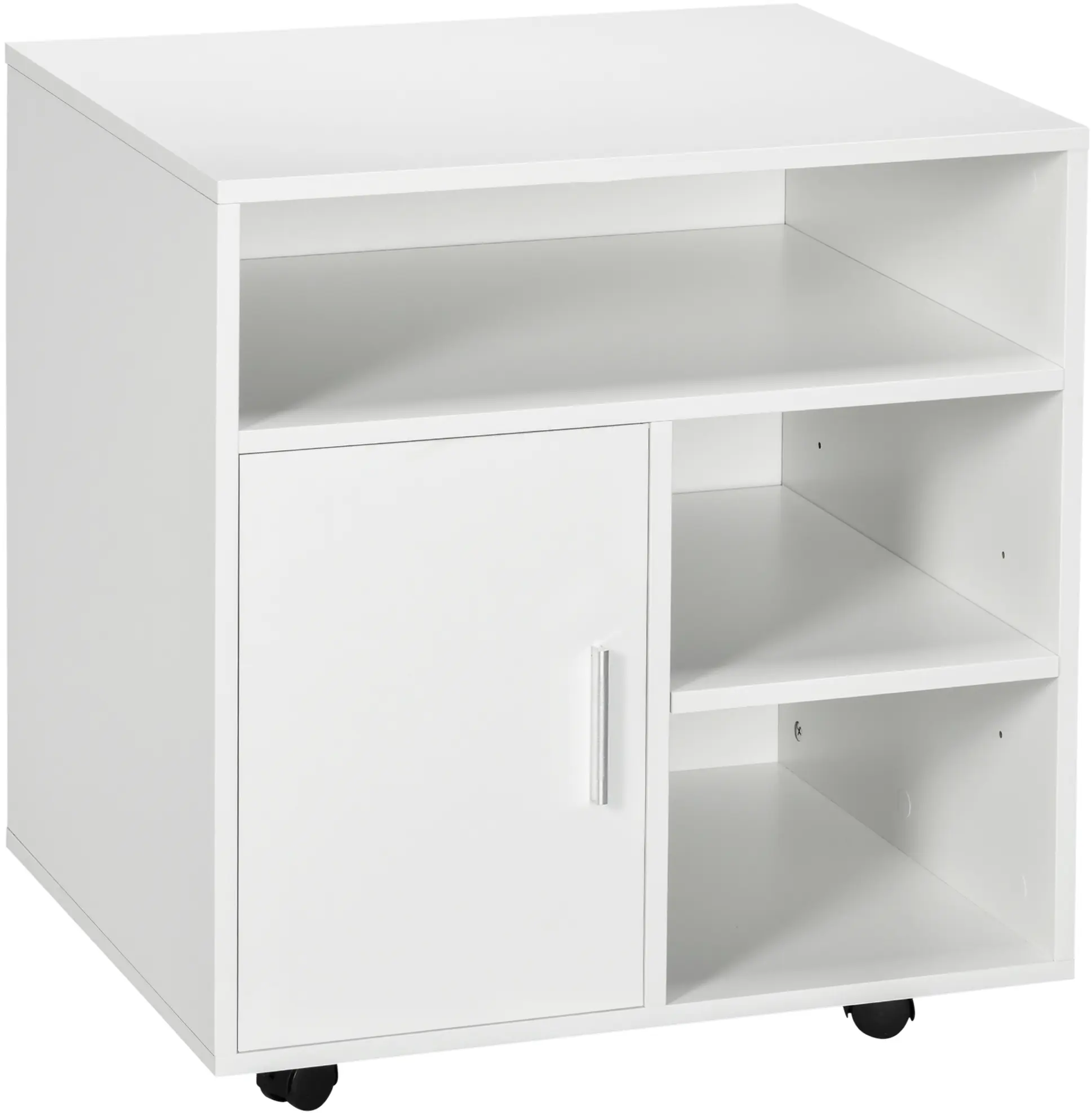 Tumba cu rotile Homcom 924-012WT (White) - 2