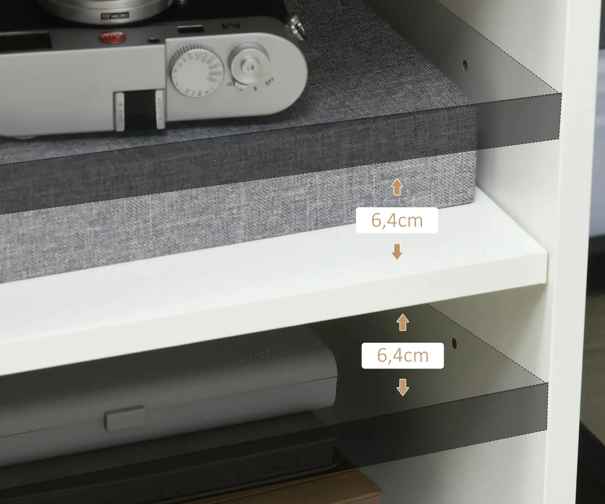 Tumba cu rotile Homcom 924-012WT (White) - 4