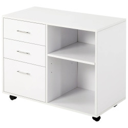 Tumba pe rotile Homcom 924-013WT (White) Thumb