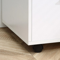 Tumba pe rotile Homcom 924-013WT (White) Thumb