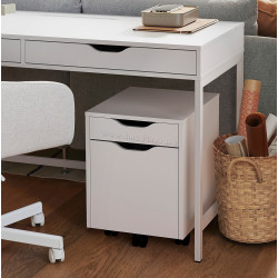 Комод выкатной Ikea Alex 36x50 (Белый)