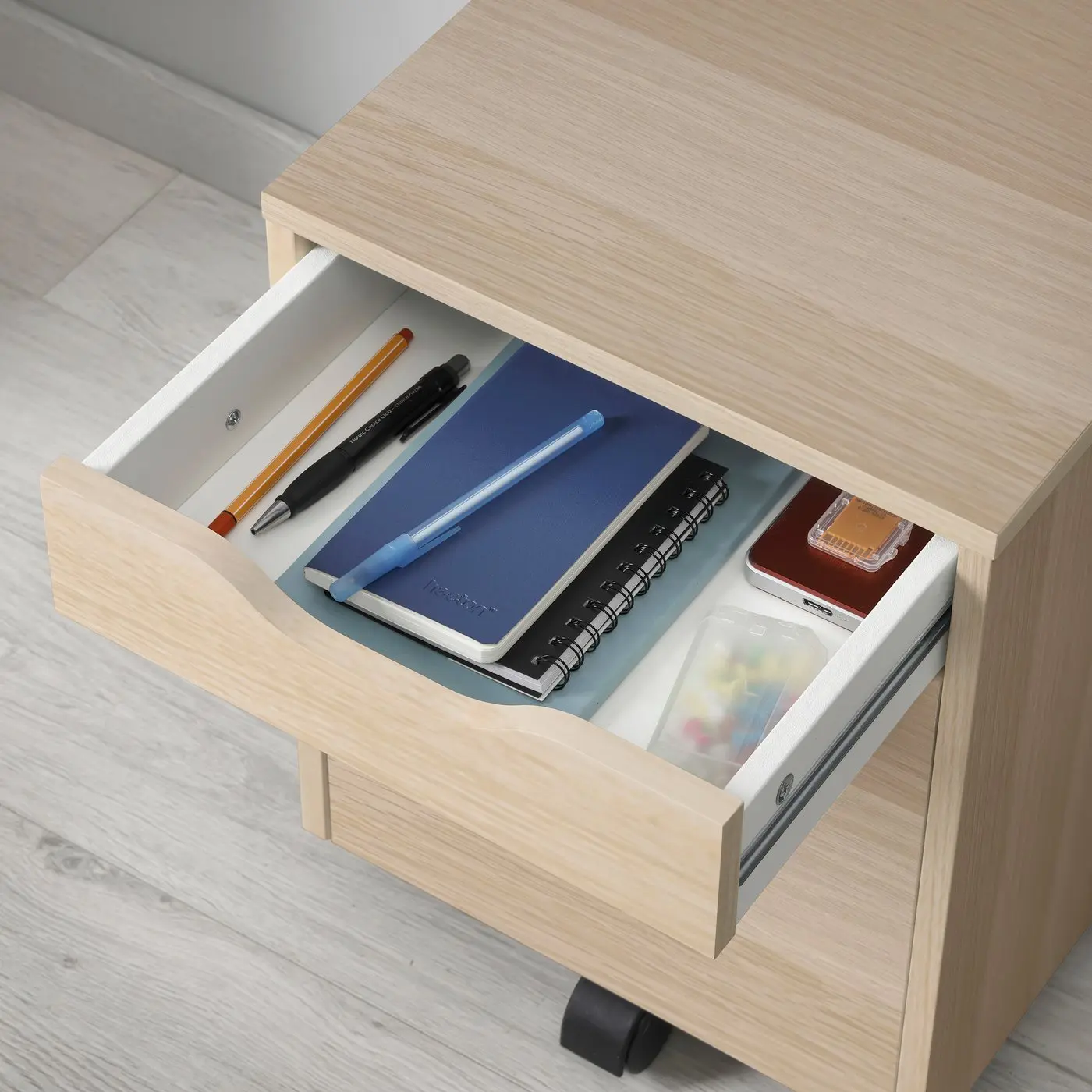 Комод выкатной Ikea Alex 36x50 (Состаренный дуб) - 6