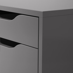 Комод выкатной Ikea Alex 36x50 (Темно-серый) Thumb
