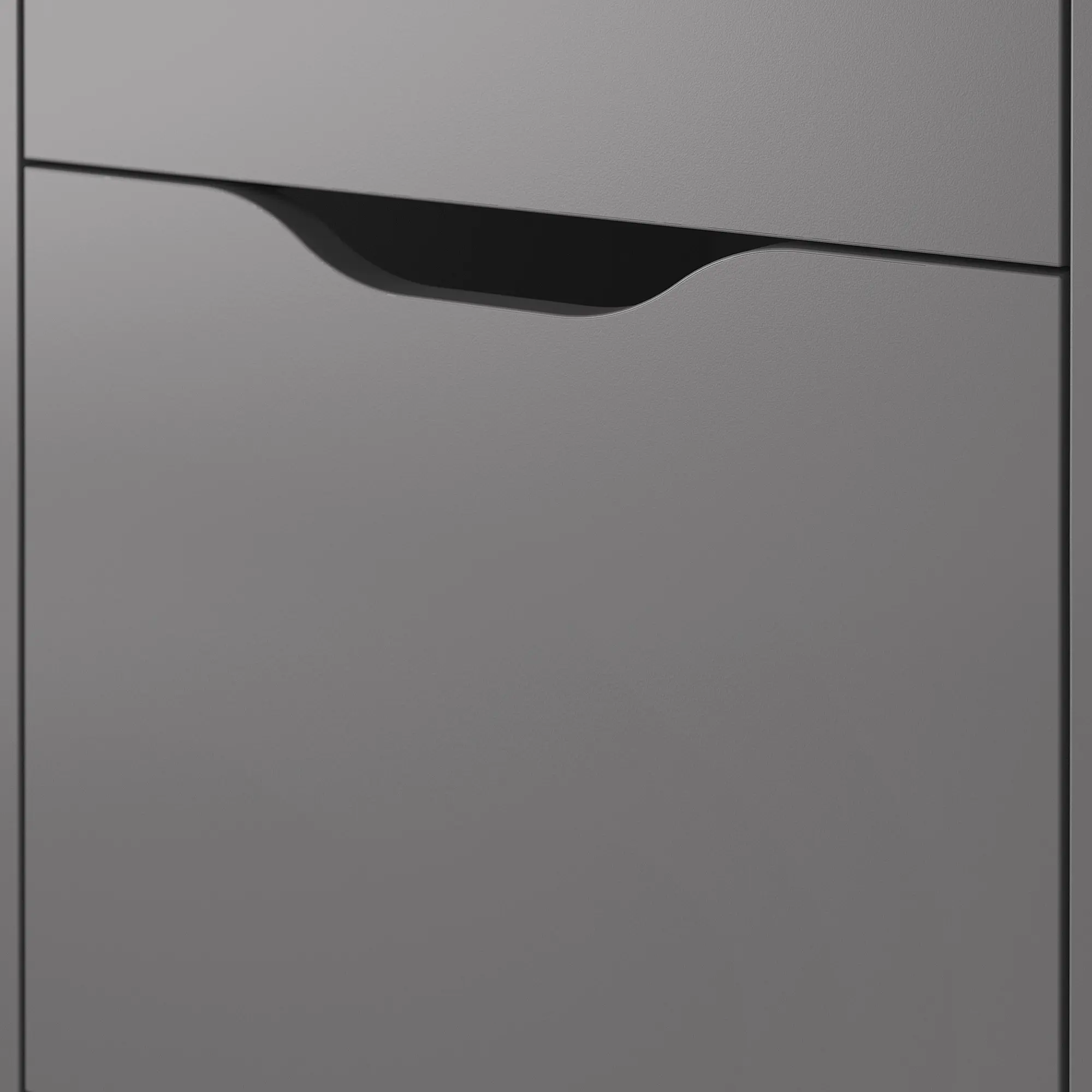 Комод выкатной Ikea Alex 36x50 (Темно-серый) - 4