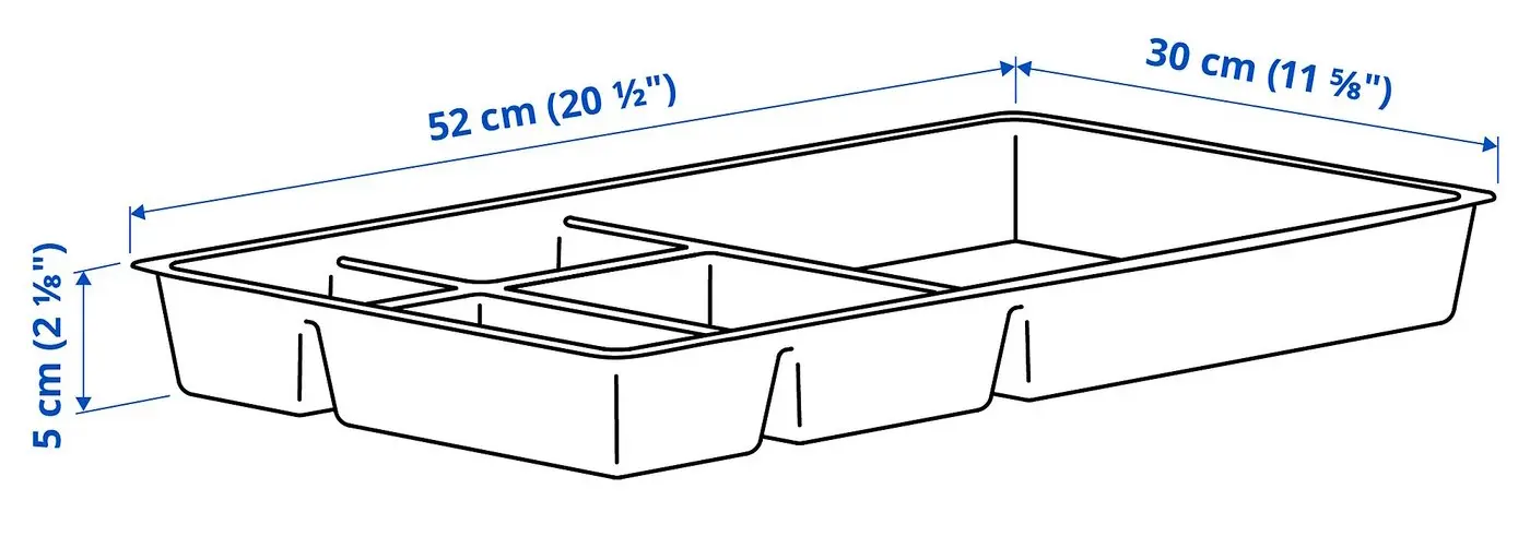 Комод выкатной Ikea Alex 36x76 (Белый) - 5