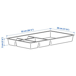 Комод выкатной Ikea Alex 36x76 (Дуб) Thumb