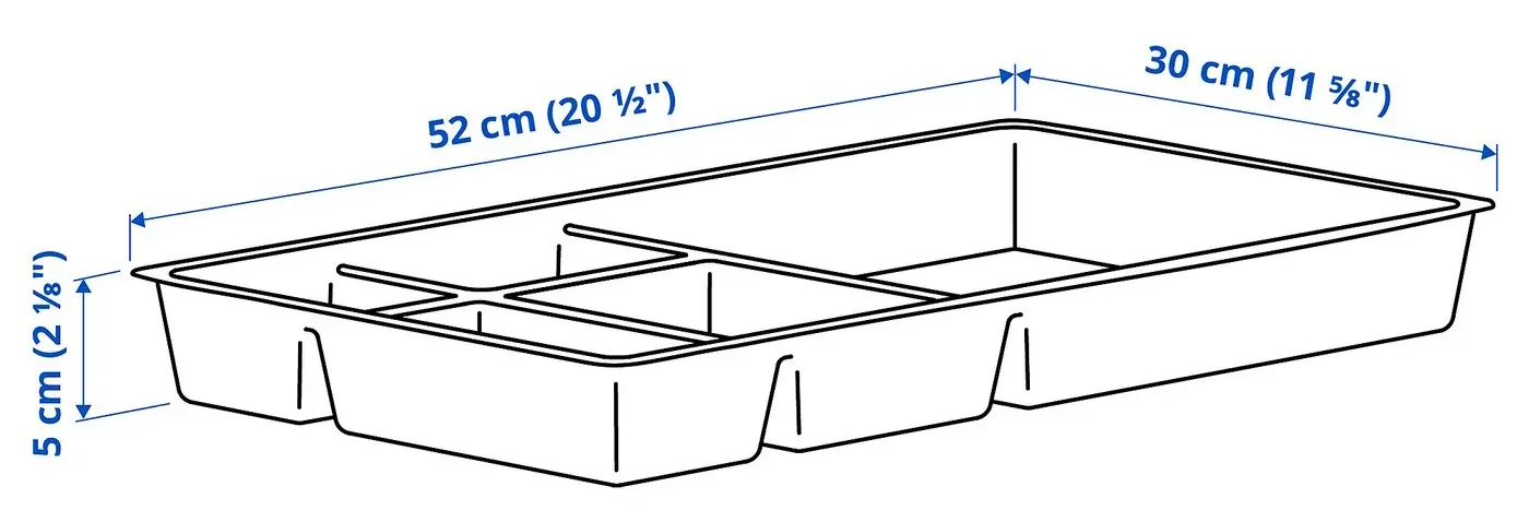 Комод выкатной Ikea Alex 36x76 (Дуб) - 5