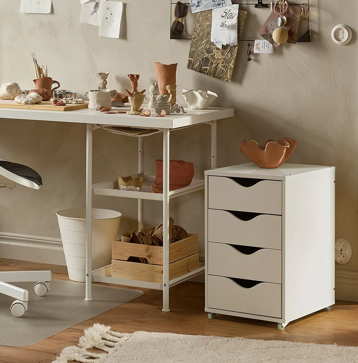Комод выкатной Ikea Friidrott 35x56 (Белый) - 5