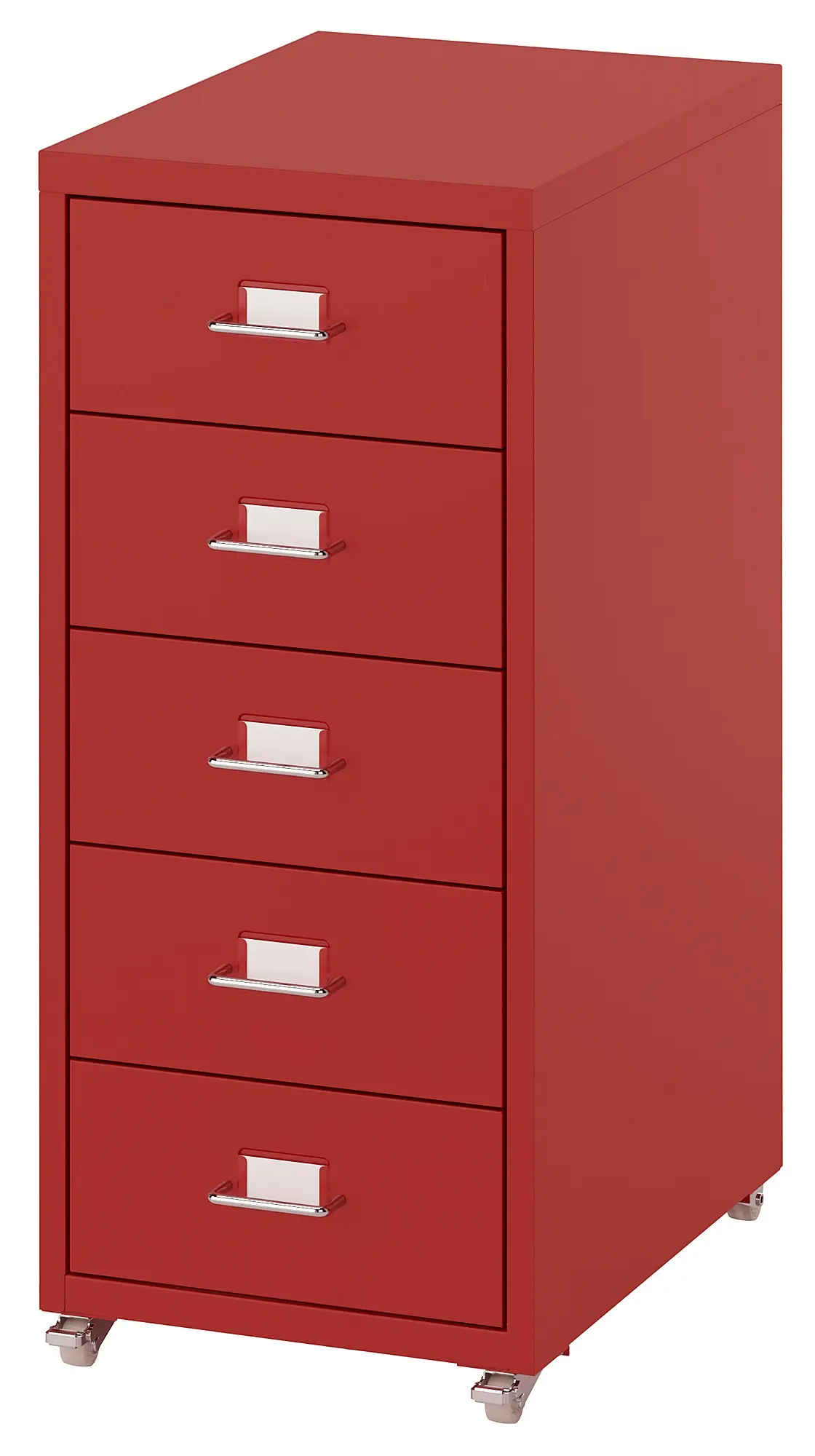 Комод выкатной Ikea Helmer 28x44x65 (Красный) - 2
