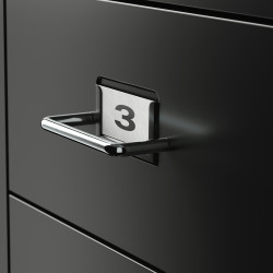 Комод выкатной Ikea Helmer 28x65 (Черный) Thumb