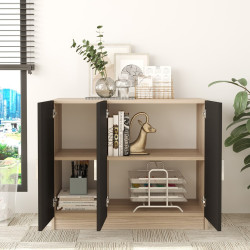 Офисная тумба Mirage Meble Vo5-Ob (Oak/Black) Thumb