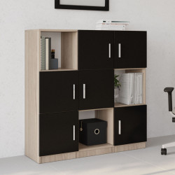 Офисная тумба Mirage Meble Vo7-Ob (Oak/Black) Thumb
