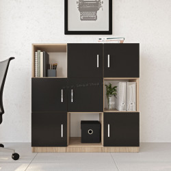 Офисная тумба Mirage Meble Vo7-Ob (Oak/Black)
