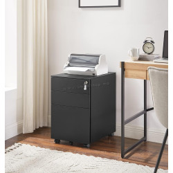 Тумба выкатная Songmics OFC60BK (Black)