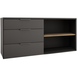 Tumba Tempo Kondela Adapo ADP05 (Anthracite/Cremona Oak) Thumb