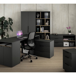 Tumba Tempo Kondela Adapo ADP05 (Anthracite/Cremona Oak) Thumb