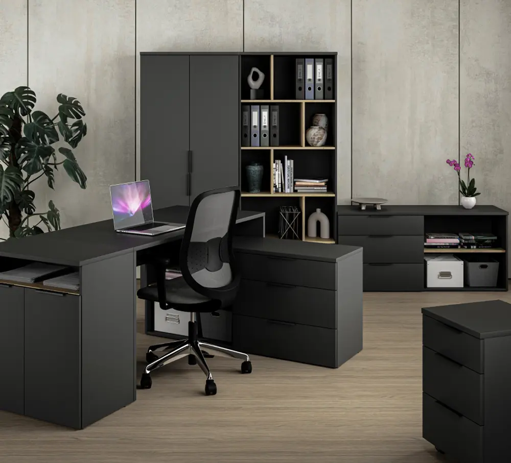 Tumba Tempo Kondela Adapo ADP05 (Anthracite/Cremona Oak)