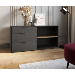 Tumba Tempo Kondela Adapo ADP05 (Anthracite/Cremona Oak)