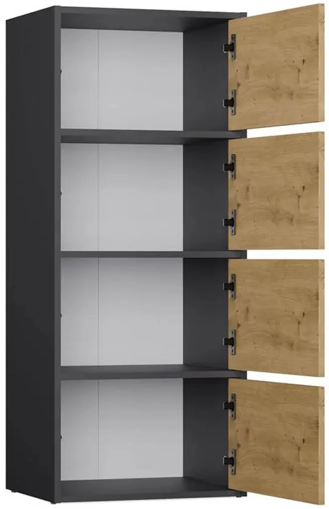 Шкафчик TopEshop Alma (Anthracite/Artisan Oak) - 4
