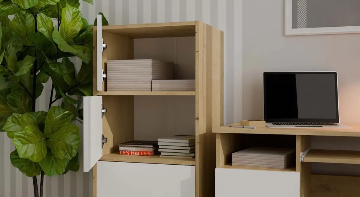 Dulap TopEshop Alma (Artisan Oak/White) - 6