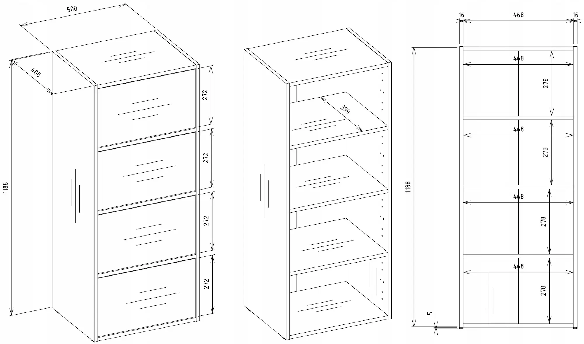 Dulap TopEshop Alma (Cashmere) - 7