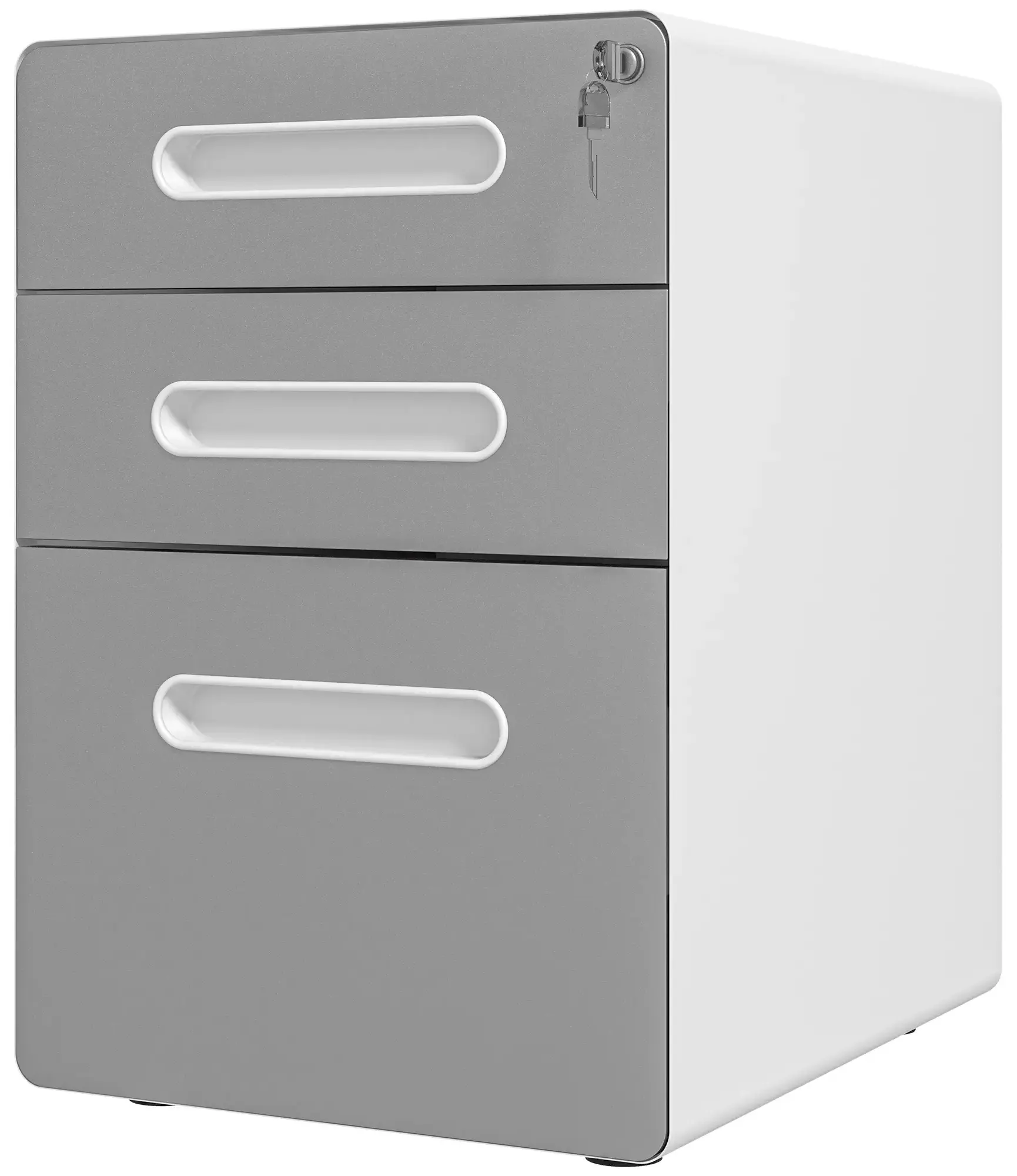 Comoda pe rotile Vinsetto 924-007V00LG (Light Grey) - 3