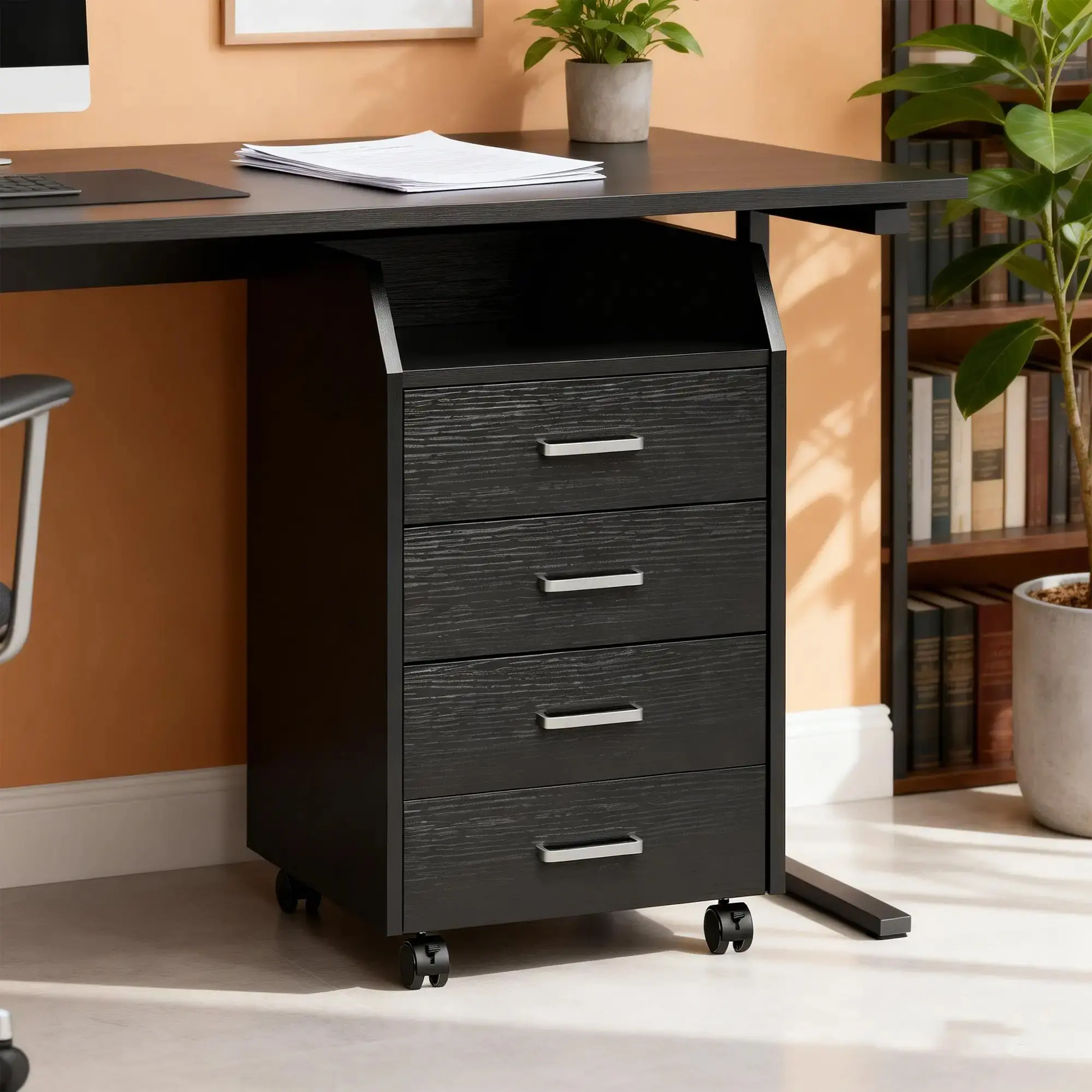 Мобильный комод Vinsetto 924-036V00BK (Black) - 5