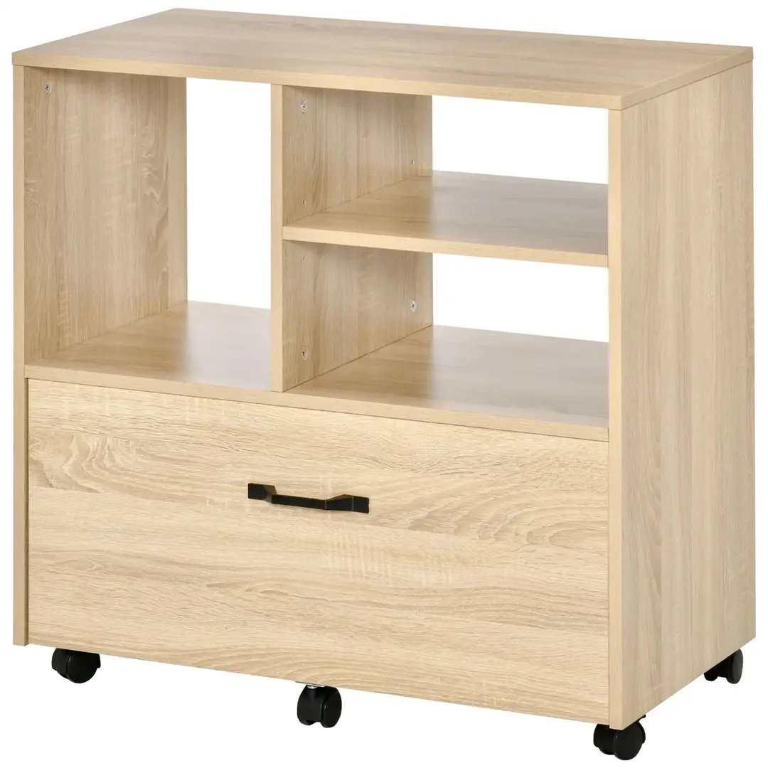 Tumba mobila de birou Vinsetto 924-041 (Natural) - 3