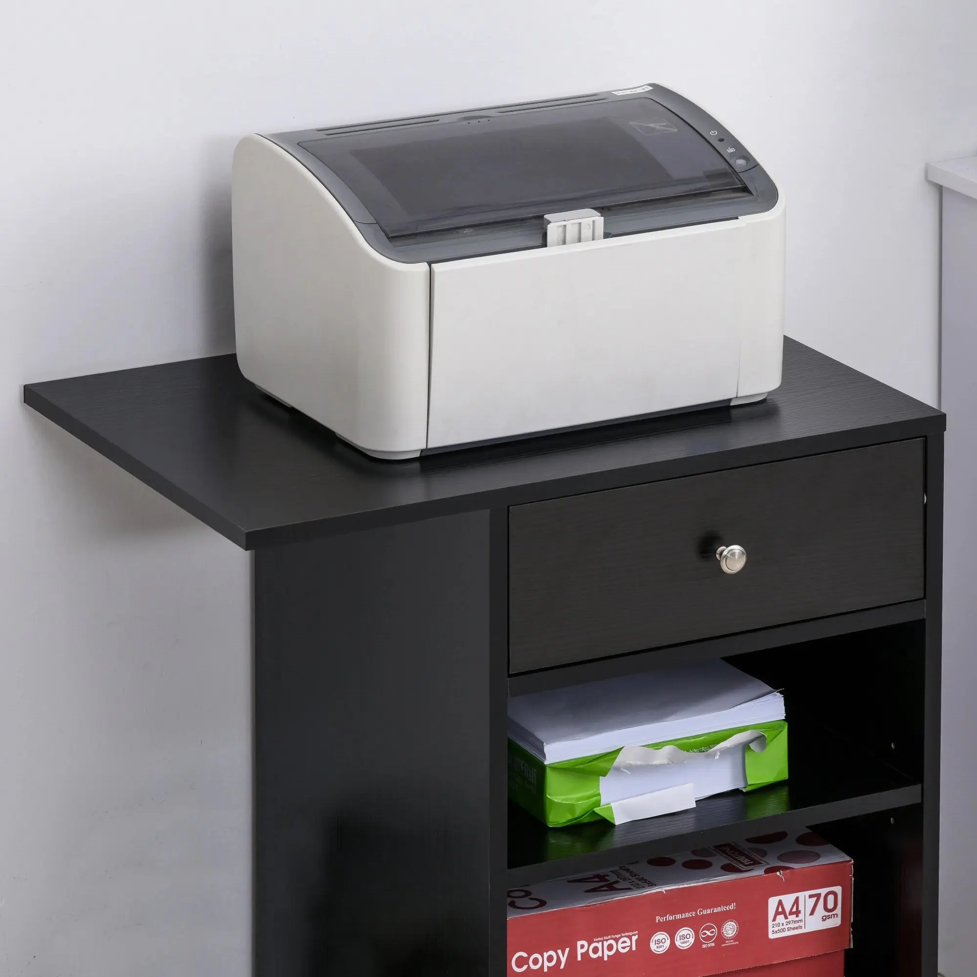 Тумба выкатная Vinsetto 920-069BK (Black) - 7