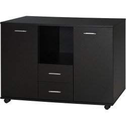 Tumba cu rotile Vinsetto 924-009 (Black) Thumb