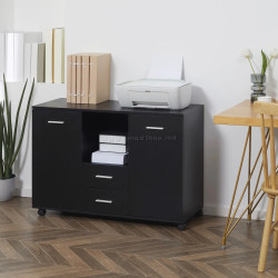 Tumba cu rotile Vinsetto 924-009 (Black)