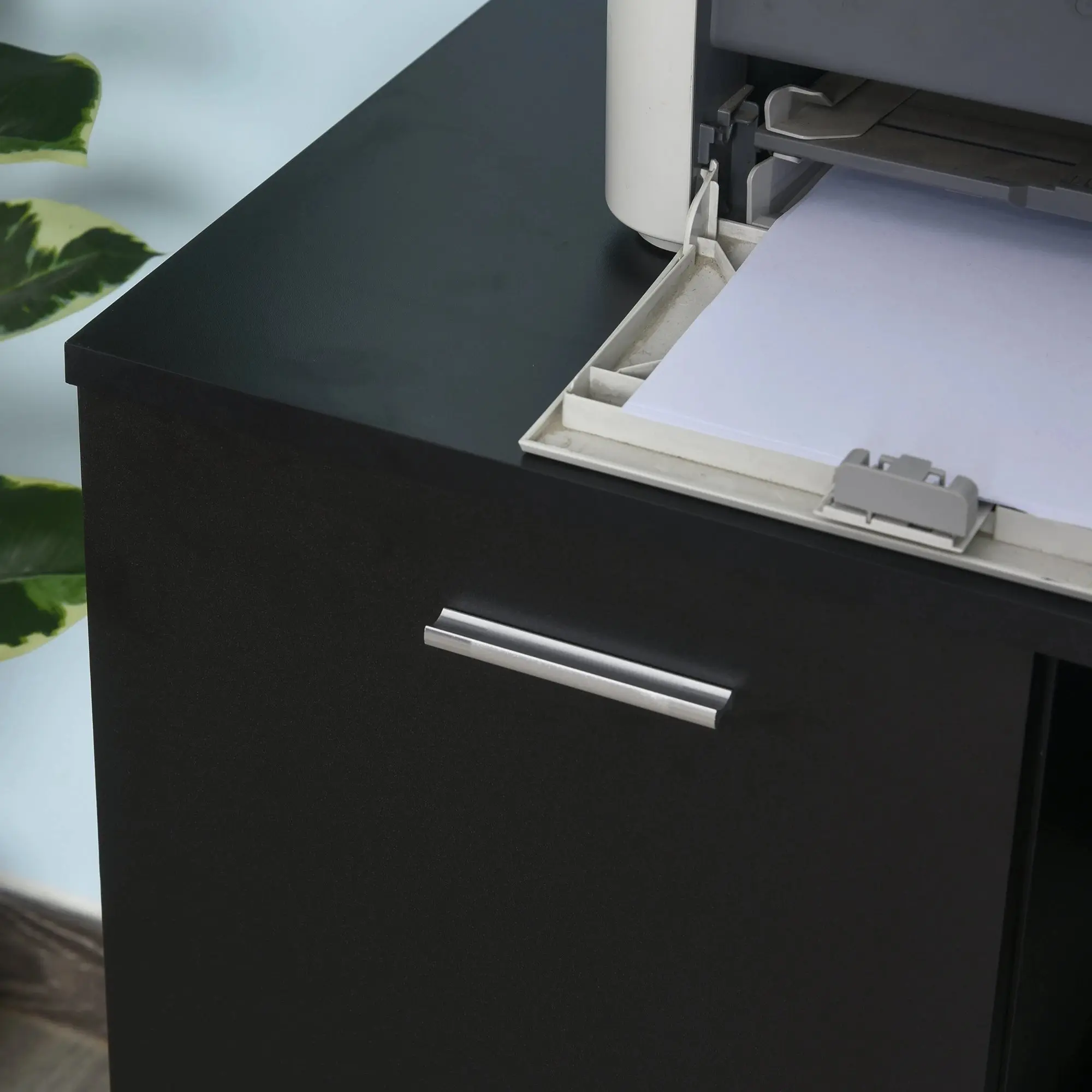 Tumba cu rotile Vinsetto 924-009 (Black) - 6