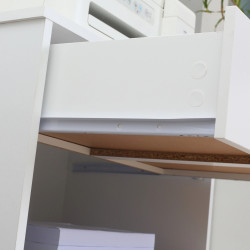 Tumba cu rotile Vinsetto 924-046WT (White) Thumb