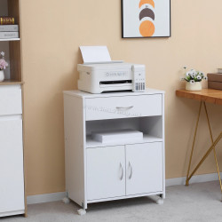 Tumba cu rotile Vinsetto 924-046WT (White)