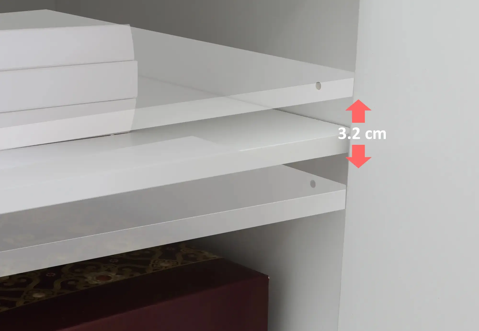 Tumba cu rotile Vinsetto 924-046WT (White) - 5