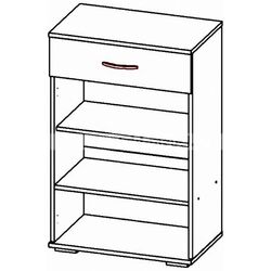 Tumba Астрид-Мебель Briz БРЗ.07 (Sonoma Oak/Latte) Thumb