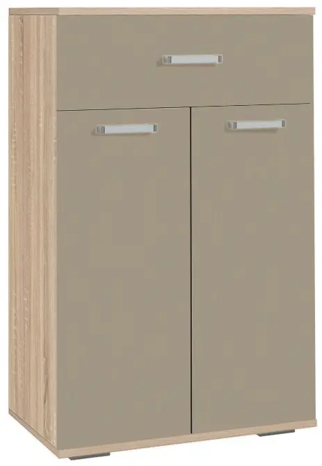 Tumba Астрид-Мебель Briz БРЗ.07 (Sonoma Oak/Latte)