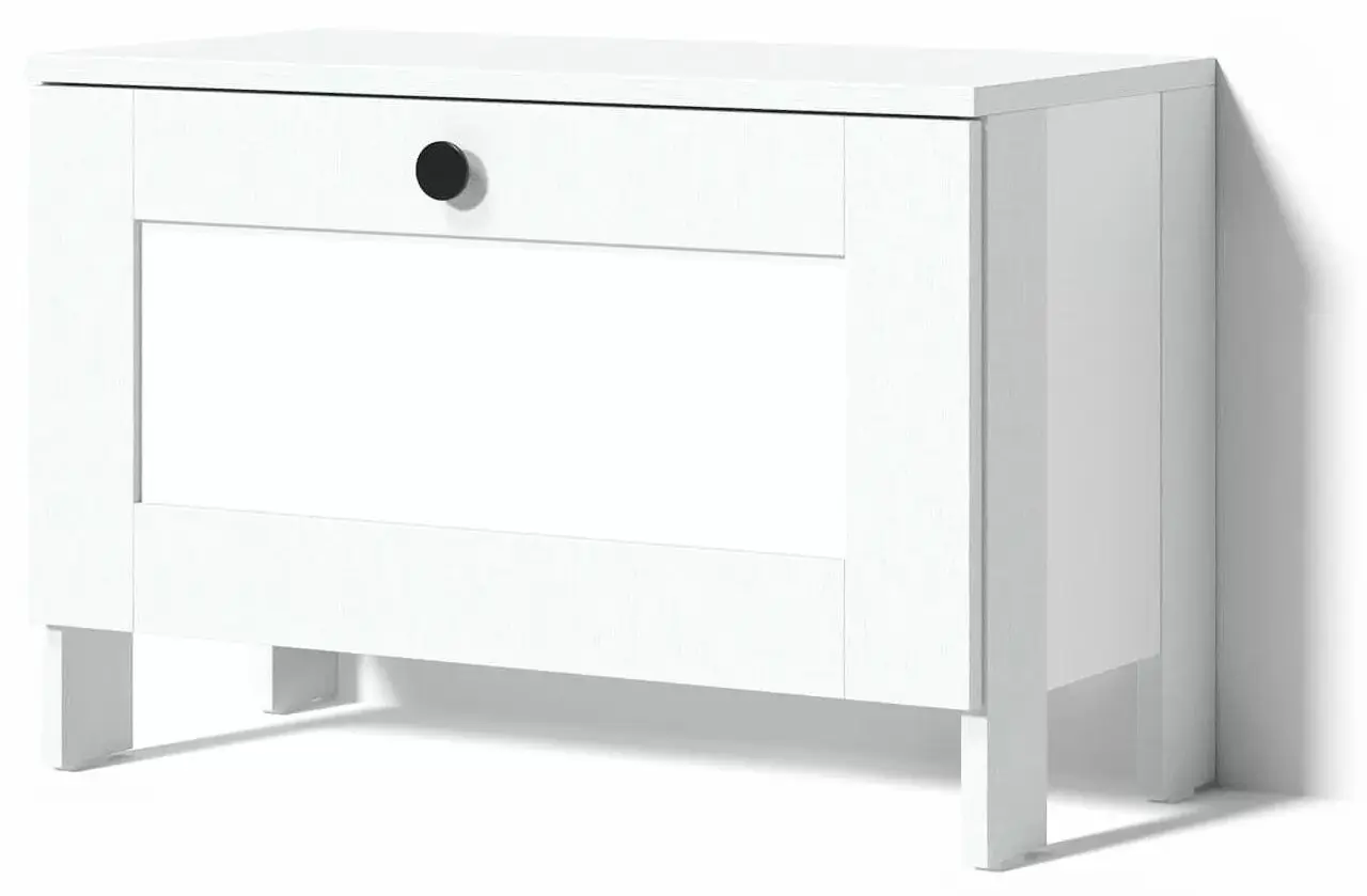 Tumba pentru incaltaminte Fabrik Home Mezzo 1U (Ash White)