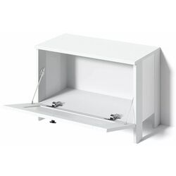 Tumba pentru incaltaminte Fabrik Home Mezzo 1U (Ash White) Thumb