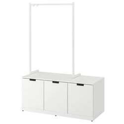 Comoda Ikea Nordli 3 sertare 160x169 (Alb)