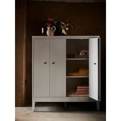 Dulap Ikea Idanas cu usi pliante 121x135 (Alb) Thumb