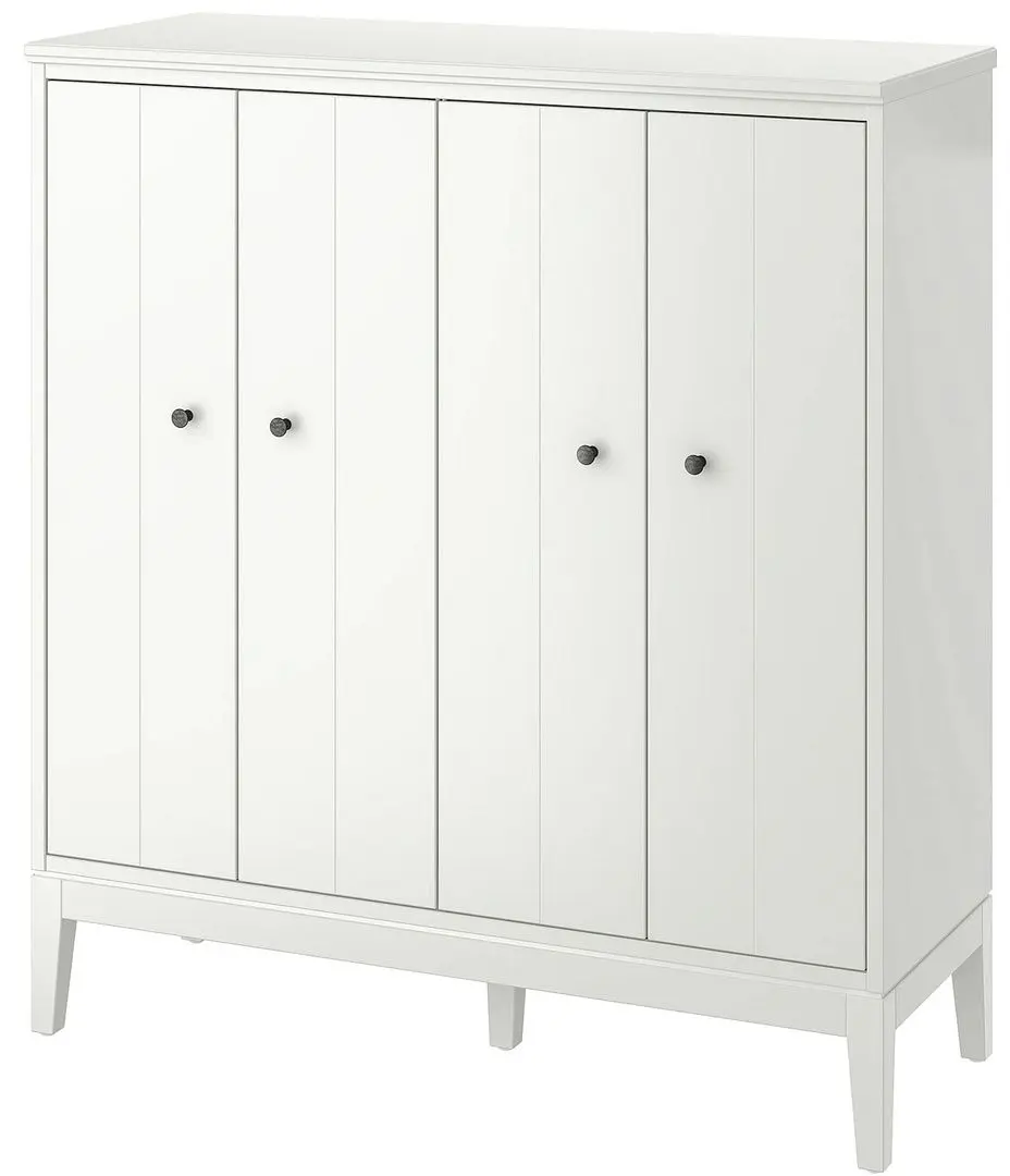Dulap Ikea Idanas cu usi pliante 121x135 (Alb)