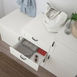 Tumba Ikea Platsa 180x57x103 (Alb/Sannidal Alb) Thumb