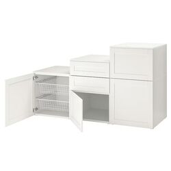 Тумба Ikea Platsa 180x57x103 (Белый/Саннидал Белый)