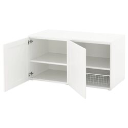 Tumba Ikea Platsa cu depozitare 120x57x63 (Alb/Sannidal Alb) Thumb