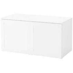 Тумба Ikea Platsa с ящиком 120x57x63 (Белый/Саннидаль Белый)