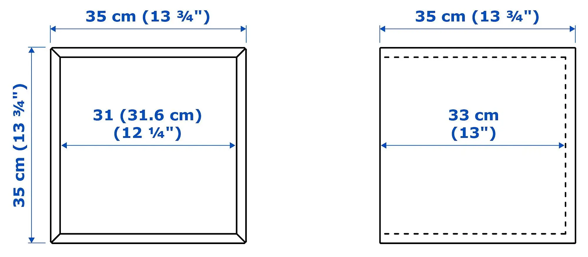 Tumba suspendata Ikea Eket 175x35x70 (Gri Inchis)