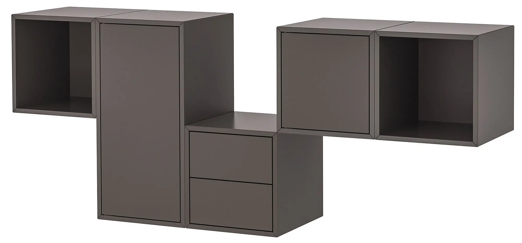 Tumba suspendata Ikea Eket 175x35x70 (Gri Inchis)